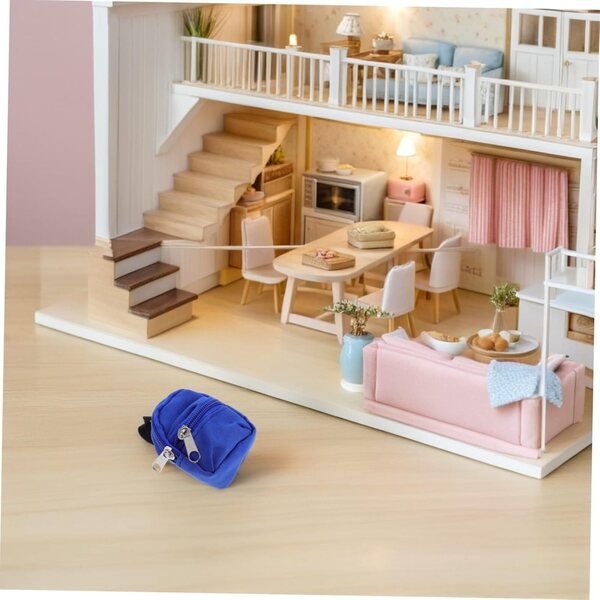 Set 10 Mini Zaini per Bambole con Accessori di Gioco Simulazione per Bambini