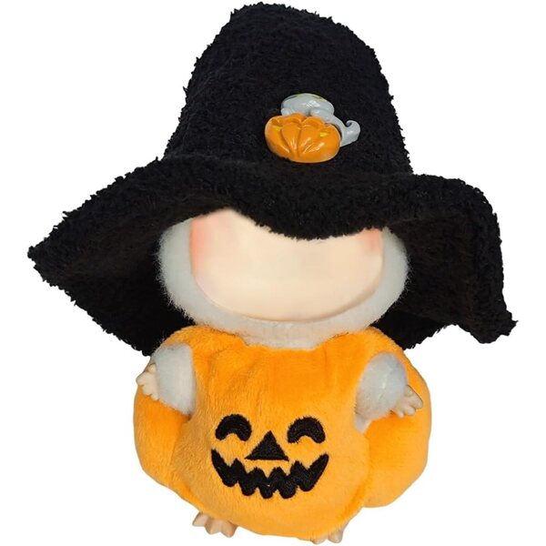 Set 2 Abiti Halloween per Bambole 17 cm con Body e Cappello, Regalo Perfetto