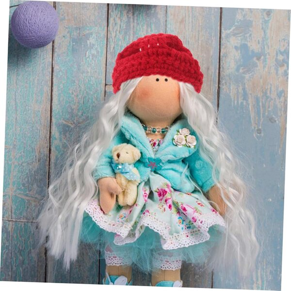 Set 6 Mini Cappelli in Lana per Bambole e Piccoli Animali - Accessori Decorativi