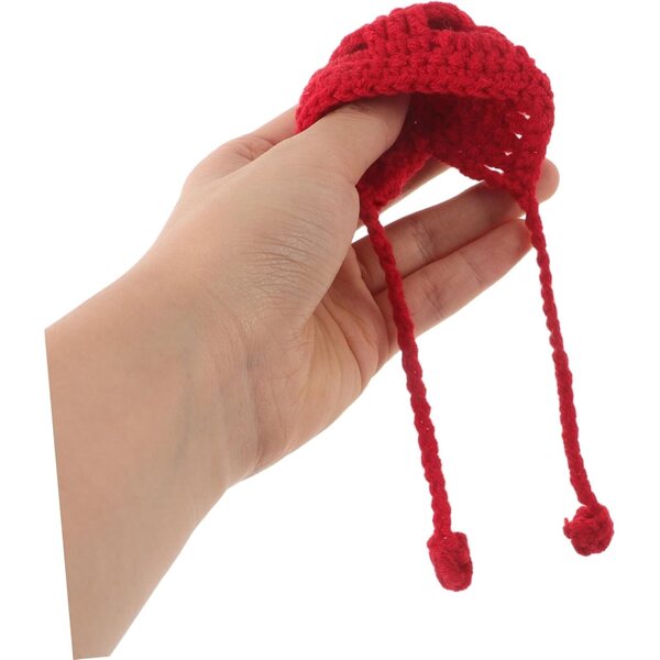 Mini cappelli natalizi PartyKindom 6 pezzi in filato per decorazioni e DIY