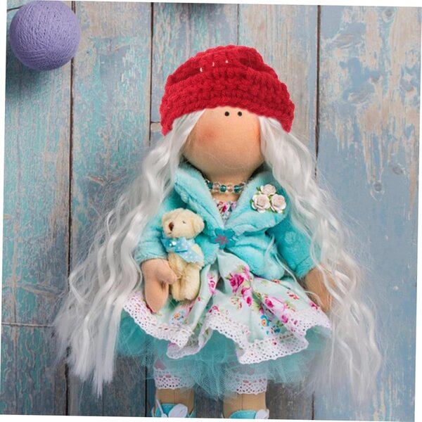 Mini cappelli natalizi PartyKindom 6 pezzi in filato per decorazioni e DIY
