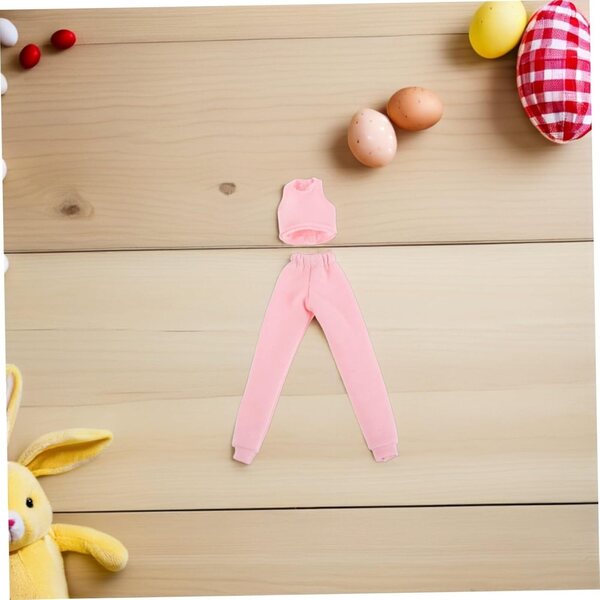 UPKOCH 4 Set Sommerkleidung für 30 cm Puppen – Weste und Sporthose