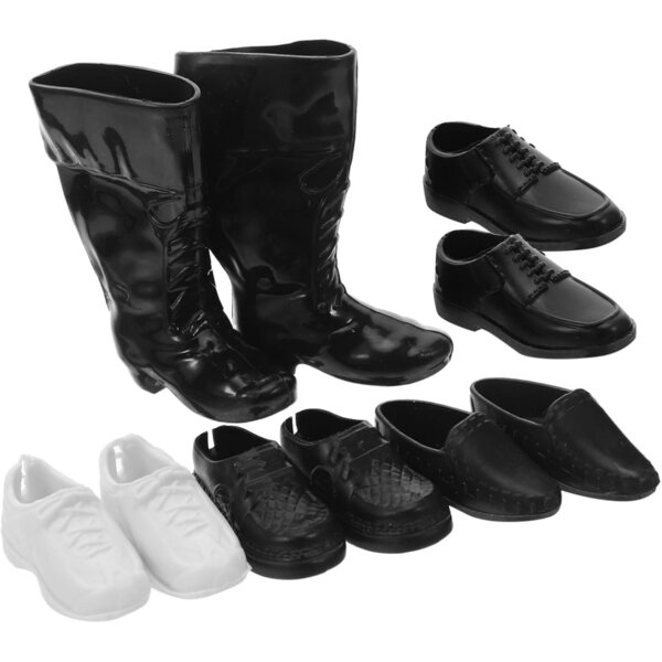 Set 25 paia scarpe per bambole miniatura accessori decorativi e gioco creativo