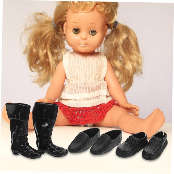 Set mit 25 Paar Schuhen für Miniaturpuppen, dekorative Accessoires und kreatives Spielen