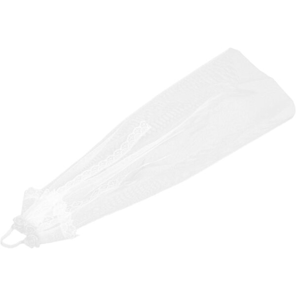 Voile da Sposa per Bambola Bianco Miniatura Fatto a Mano Accessorio Elegante