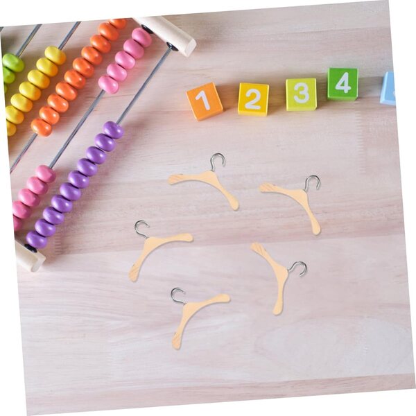 Set mit 10 Mini-Gürteln aus Naturholz 4,5 cm für BJD-Puppenkleidung
