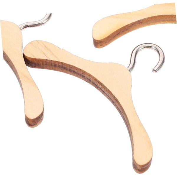 Set mit 10 Mini-Gürteln aus Naturholz 4,5 cm für BJD-Puppenkleidung