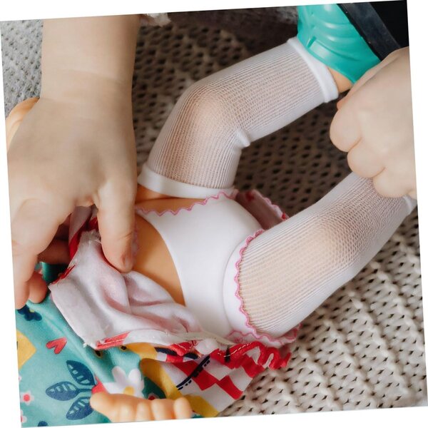 Set mit 6 wiederverwendbaren Stoffwindeln für Babypuppen – Zubehör für kreative Spiele