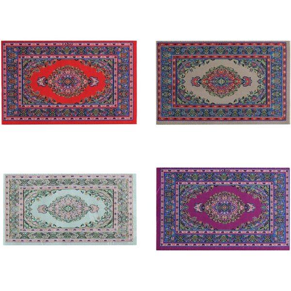 Tappeto Tradizionale Turco per Case di Bambole 1/12 Accessorio Artigianale Decorativo
