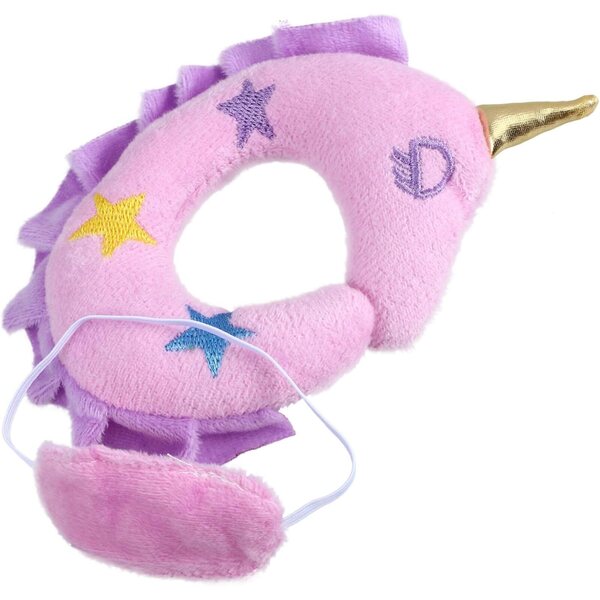 UPKOCH Mini-Puppenzubehör-Set: Augenmaske und dekoratives Nackenkissen