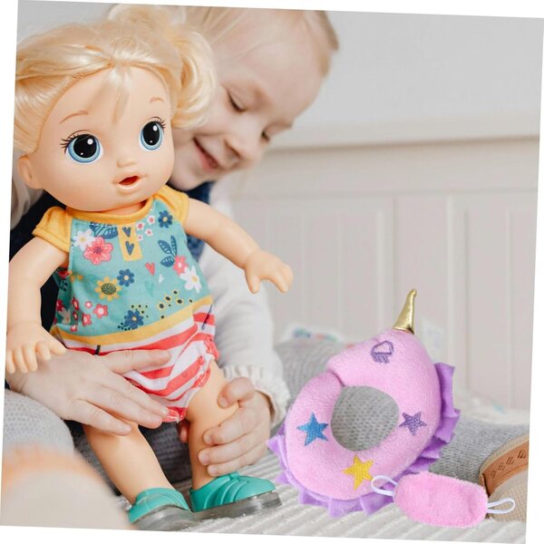 UPKOCH Mini-Puppenzubehör-Set: Augenmaske und dekoratives Nackenkissen