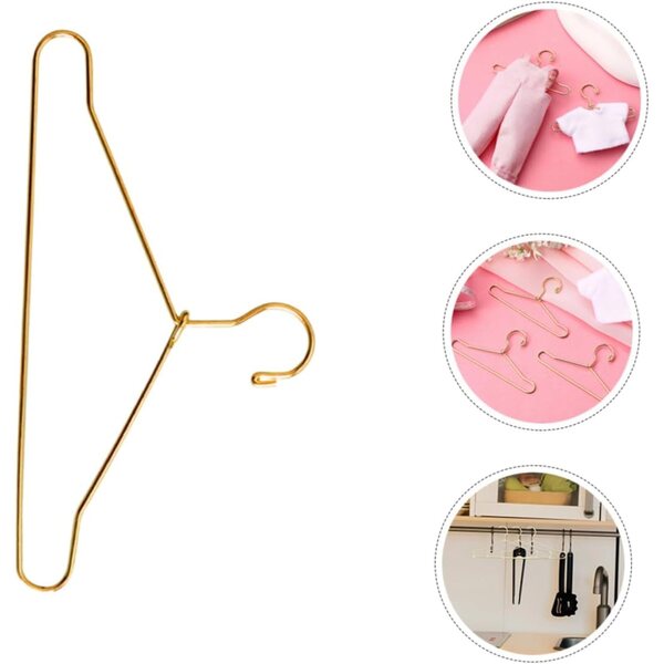 20 Mini-Goldmetallic-Gürtel für Puppenkleidung und Haustiere