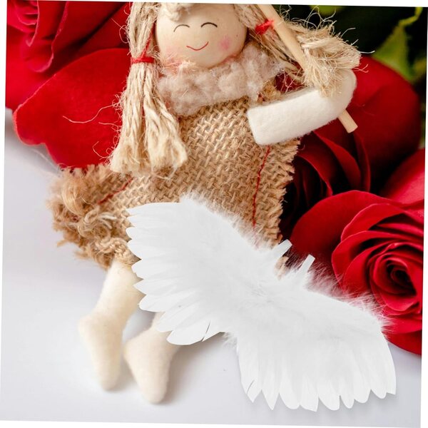 Accessori Miniature Angelo per Bambole in Cotone: Perfetti per Halloween e Natale
