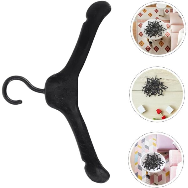 KOMBIUDA 100 Mini-Kunststoffkästen für Puppenkleidung, kreativer Organizer