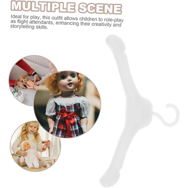 KOMBIUDA 50 Mini-Kunststoffkästen für Puppenkleidung – Organisation und Präsentation