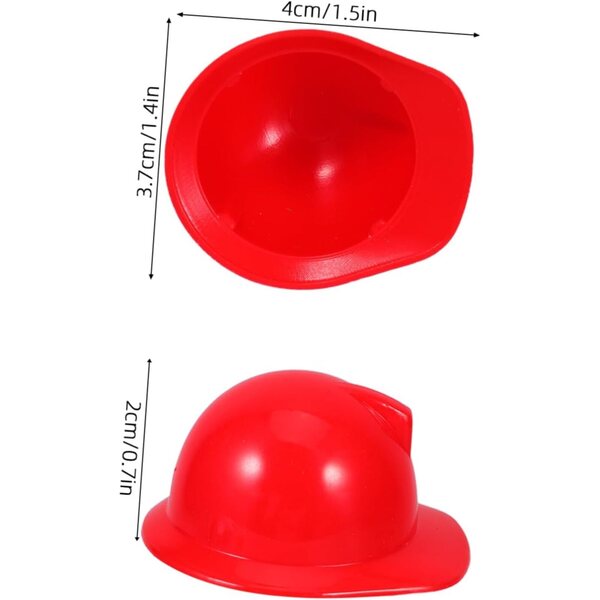 Mini Caschi di Sicurezza Colorati PartyKindom 40 Pezzi per Decorazioni e Feste