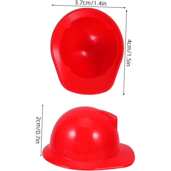 Mini Caschi di Sicurezza Colorati PartyKindom 40 Pezzi per Decorazioni e Feste