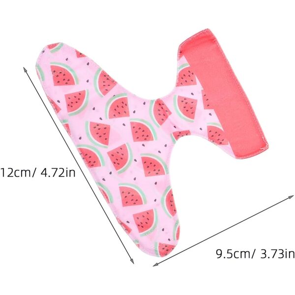KOMBIUDA Set mit 4 waschbaren Unterröcken mit Wassermelonen- und Tiermotiv für Puppen