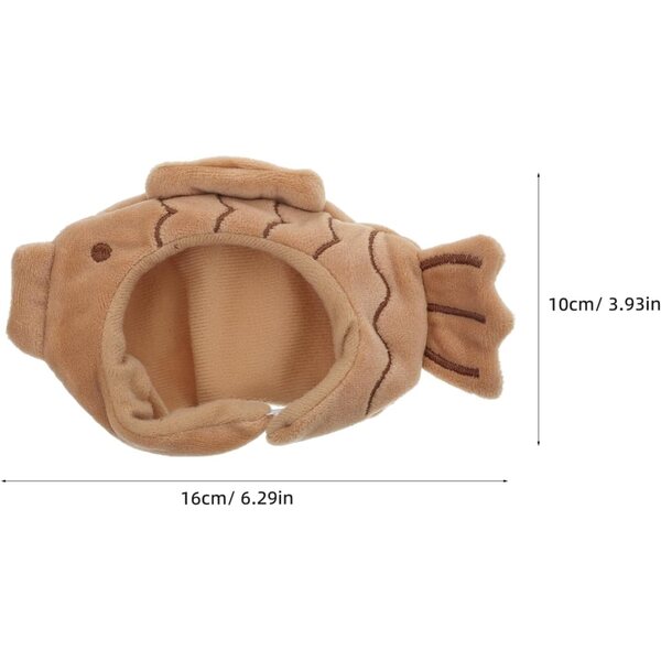 Chapeau miniatura per bambola LOPUNER in tessuto marrone chiaro - Accessorio cosplay e feste