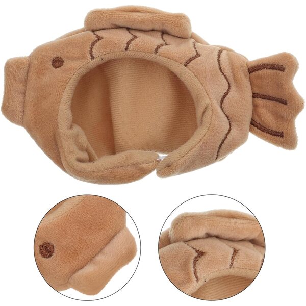 Chapeau miniatura per bambola LOPUNER in tessuto marrone chiaro - Accessorio cosplay e feste