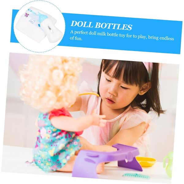 Set Biberons e Pannolini Miniature per bambole - Accessori Gioco di Ruolo Bambini