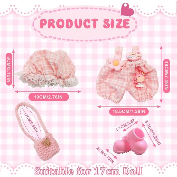 Abbigliamento per bambole da 17 cm - Completi moda per bambole WanderGo