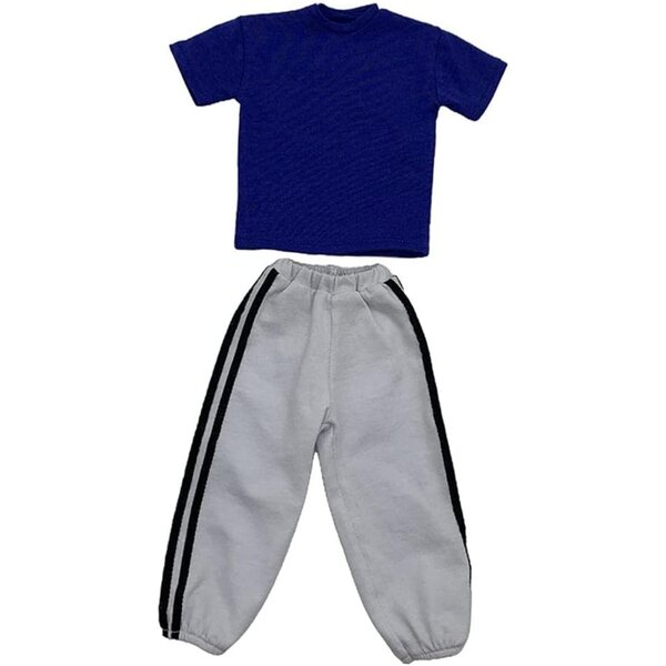 Abbigliamento per Bambole Uomo 12 Pollici - T-Shirt e Pantaloni Fatti a Mano