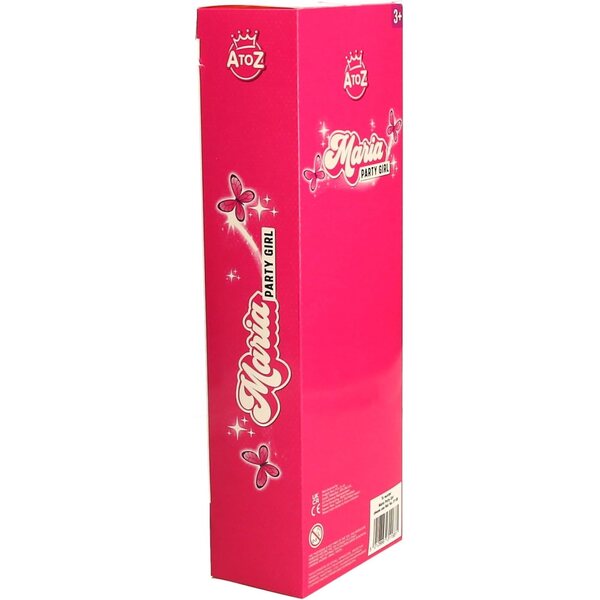 Maria Party Girl Puppe Atoz mit 2 trendigen Outfits für 3-Jährige