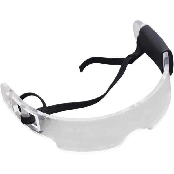 Leuchtende 15-cm-Puppenbrille mit klaren Gläsern – einzigartiges Cosplay-Zubehör