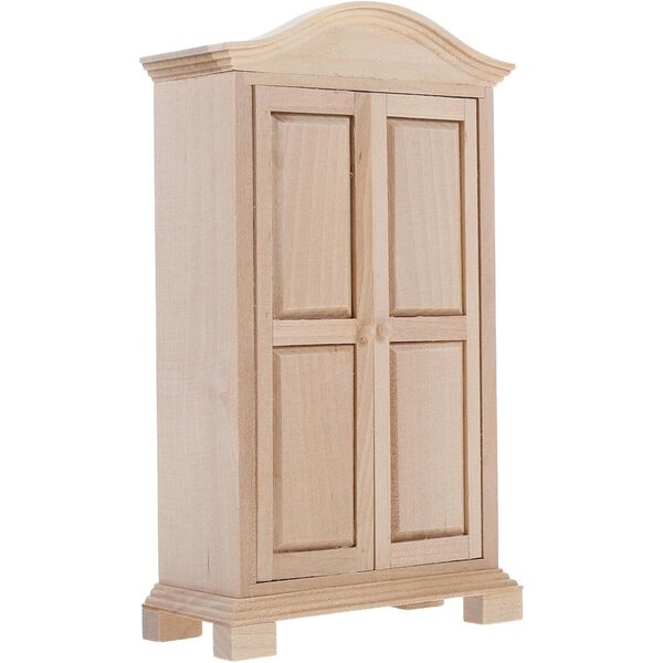 ifundom Armadietto in Legno Rosa per Casa delle Bambole Miniatura 1/12