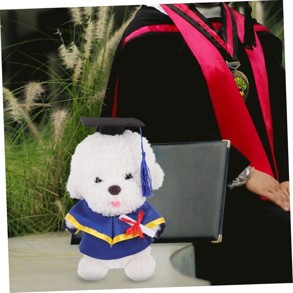 DECHOUS Costume Mini Laurea per Peluche con Tocco Festivo e Tessuto Morbido