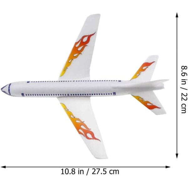 DECHOUS Avion Schaumstoff-Volant für Kinder, sicheres und unterhaltsames Spielen im Freien