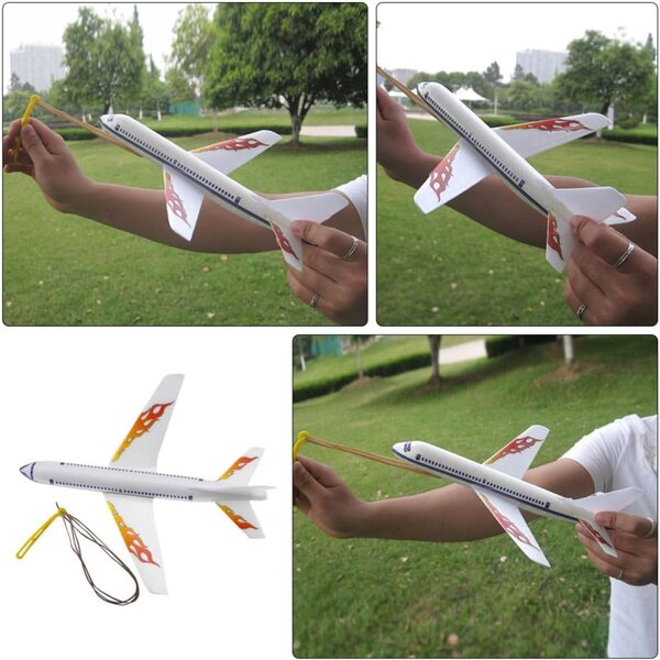 DECHOUS Avion Schaumstoff-Volant für Kinder, sicheres und unterhaltsames Spielen im Freien