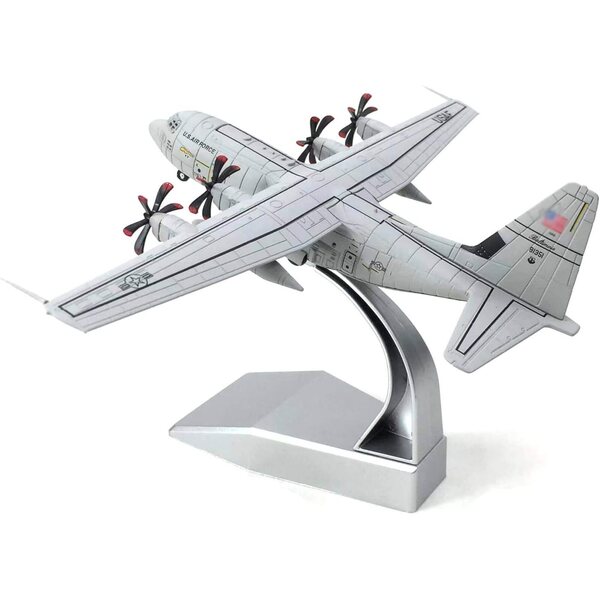 USAF C-130 Hercules 1:200 Legierungsflugzeugmodell mit Ständer – ZEZEFUFU