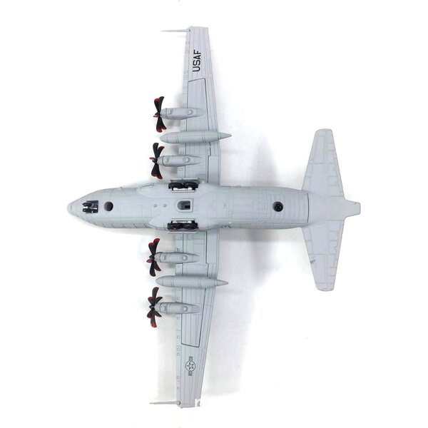 USAF C-130 Hercules 1:200 Legierungsflugzeugmodell mit Ständer – ZEZEFUFU