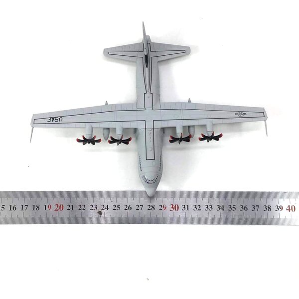 USAF C-130 Hercules 1:200 Legierungsflugzeugmodell mit Ständer – ZEZEFUFU
