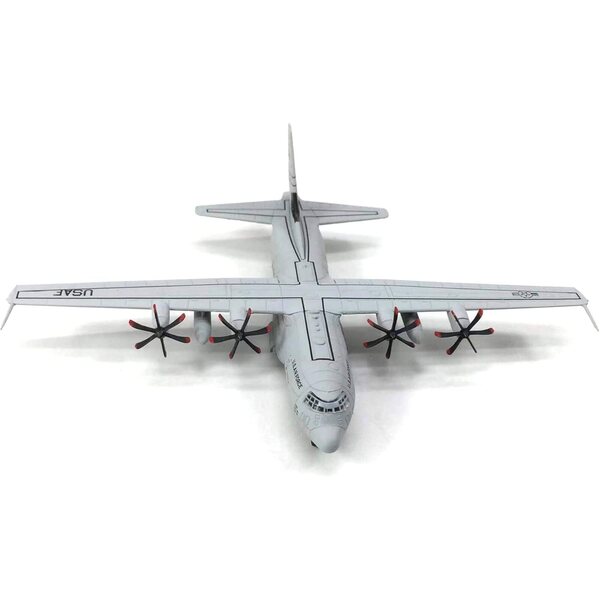 USAF C-130 Hercules 1:200 Legierungsflugzeugmodell mit Ständer – ZEZEFUFU