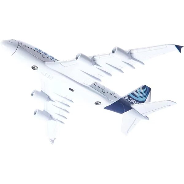 Modell A380 aus ZEZEFUFU-Druckgussmetall für Sammlung und Heimdekoration
