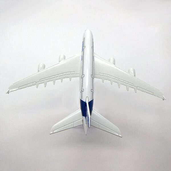 Modell A380 aus ZEZEFUFU-Druckgussmetall für Sammlung und Heimdekoration