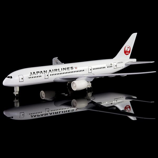 Japan B787 1:300 ZEZEFUFU-Legierungsflugzeugmodell mit beweglichen Rädern und Ausstellungssockel
