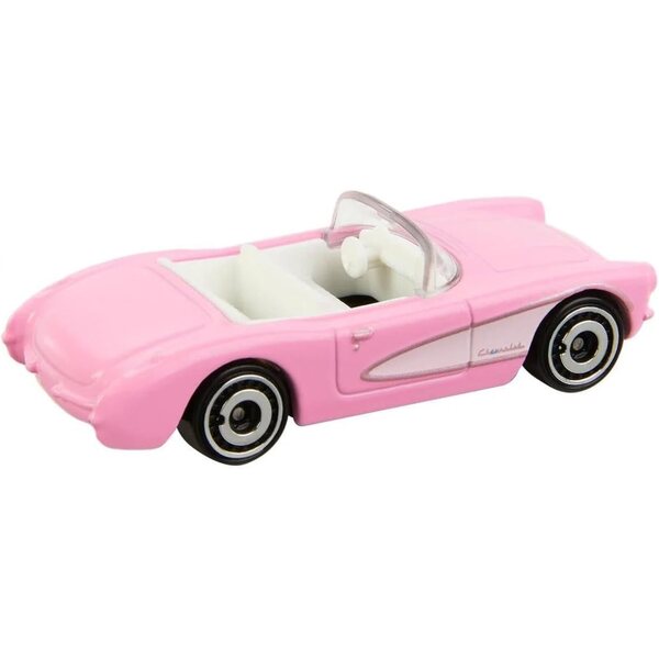 Hot Wheels Corvette 1956 Barbie The Movie Pink Metal 1:64 Sammlerstück