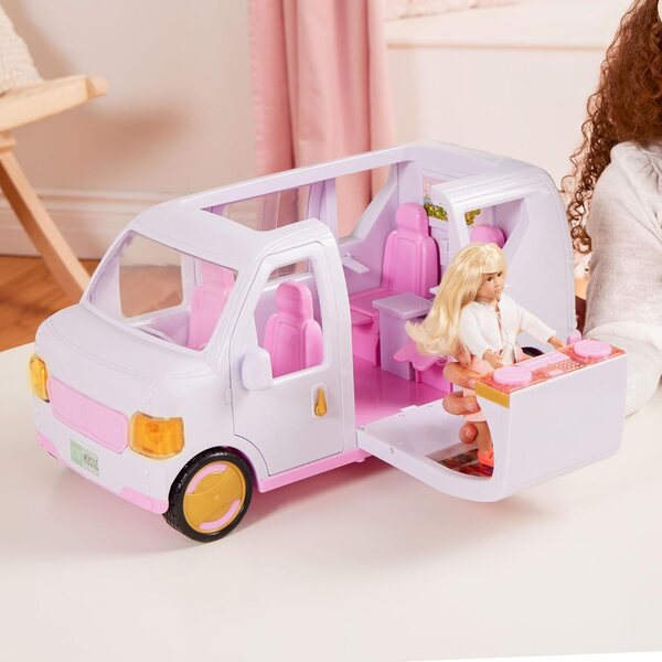 LORI Luxus-SUV: interaktives Fahrzeug für Minipuppen mit Musik und Lichtern