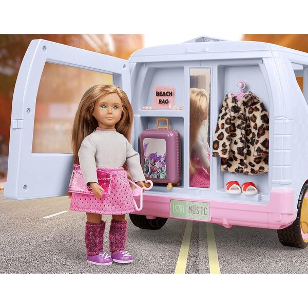 LORI Luxus-SUV: interaktives Fahrzeug für Minipuppen mit Musik und Lichtern