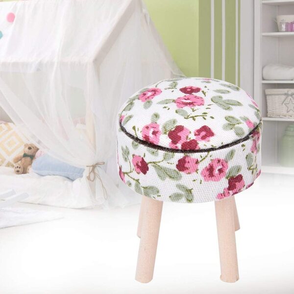 1/12 Miniatur-Holzhocker für Puppenhäuser – realistisches und elegantes Accessoire