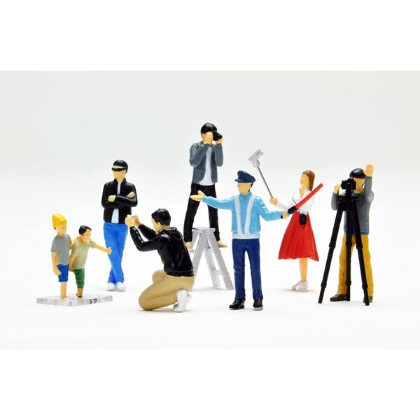 Geochole 64 Car Events 10A Miniaturset 1/64 aus ABS und PVC, teilweise zusammengebaut