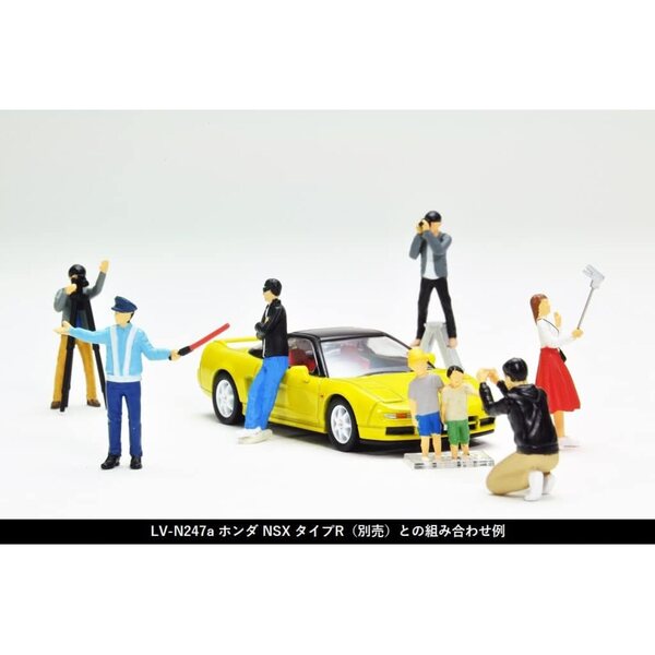 Geochole 64 Car Events 10A Miniaturset 1/64 aus ABS und PVC, teilweise zusammengebaut