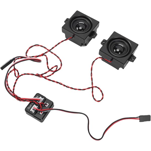 RC-Automotor-Soundmodul mit variablem Frequenzsimulator und zwei Lautsprechern