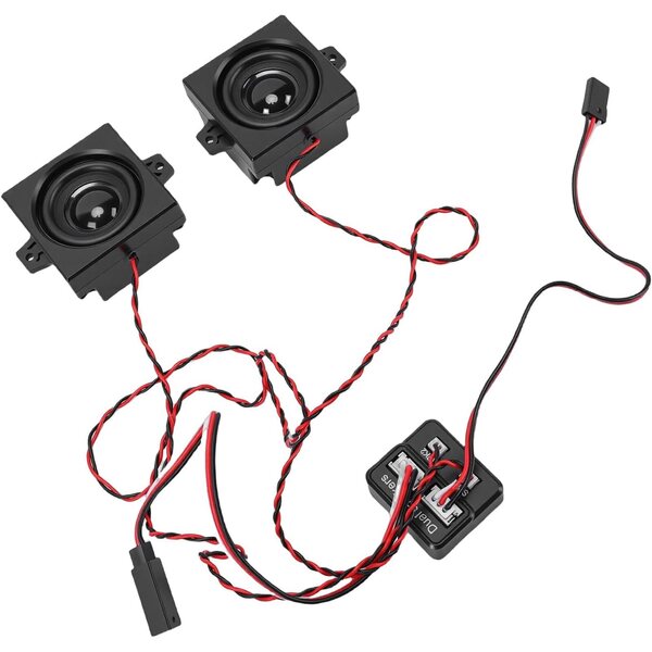 Modulo Suono Motore Auto RC con Simulatore Frequenza Variabile e Doppi Altoparlanti