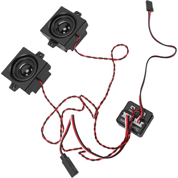 Modulo Suono Motore Auto RC con Simulatore Frequenza Variabile e Doppi Altoparlanti