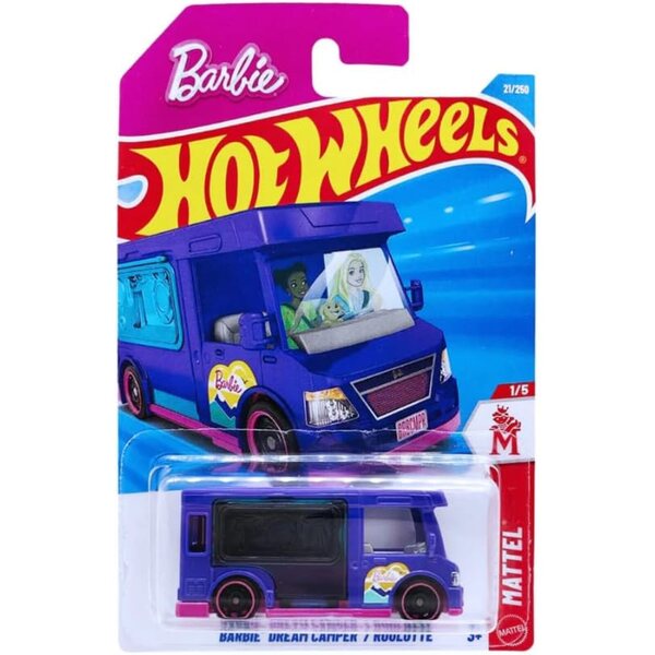 Hot Wheels Barbie Dream Camper Lila 1:64 Mattel Sammlerspielzeugauto